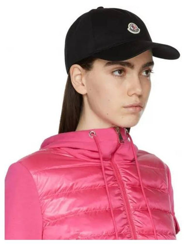 Women s Black Cotton Ball Cap 221111F016014 1149552 - MONCLER - BALAAN 1