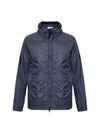 Garment Dyed Micro Yarn Hooded Jacket Navy - STONE ISLAND - BALAAN 2