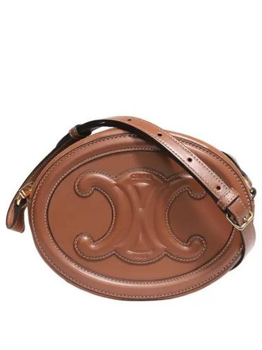 Cuir Triomphe Oval Bag Large - CELINE - BALAAN 1