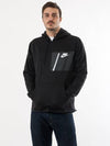 01831811010Advance 15 Fleece Pocket Hooded TshirtBlack - NIKE - BALAAN 2