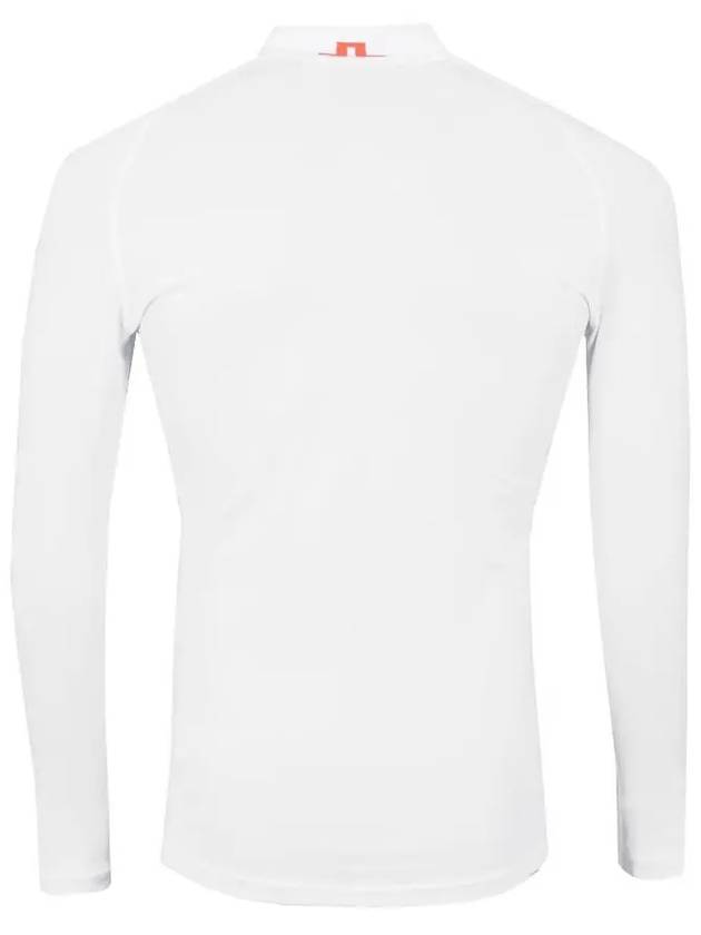 Golfwear Aello Logo Turtleneck Long Sleeve T-Shirt White - J.LINDEBERG - BALAAN 4