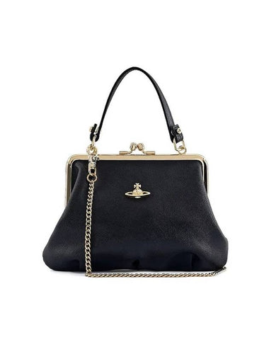 Granny Frame Tote Bag Black - VIVIENNE WESTWOOD - BALAAN 1