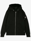 Classic Bunny Zip Up Hoodie Black Lining Black - MOOSE KNUCKLES - BALAAN 3