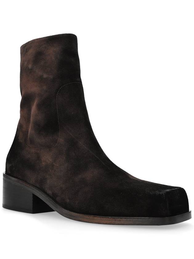 Marsell Suede Ankle Boots, Women's, Brown - MARSELL - BALAAN 4