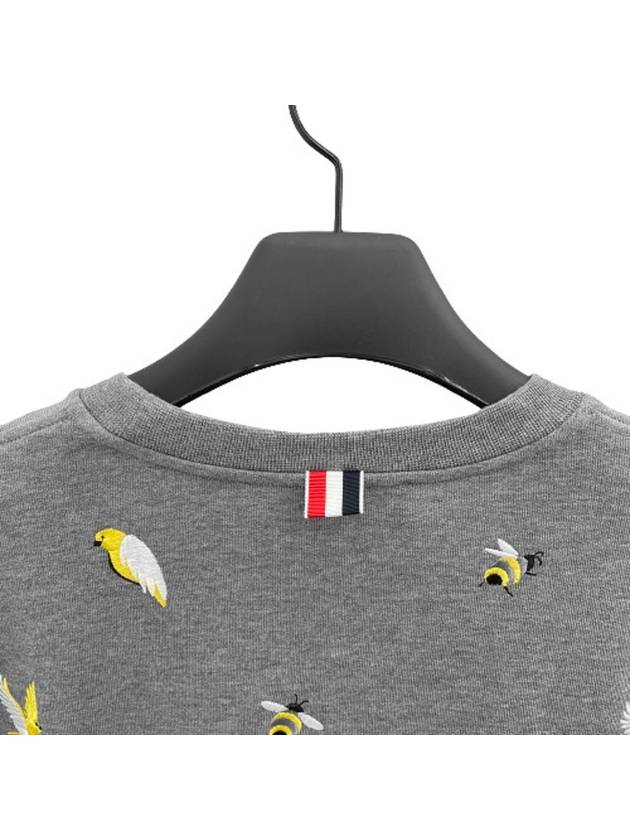 Bird & B Embroidered Sweatshirt MJT367E 035 - THOM BROWNE - BALAAN 4