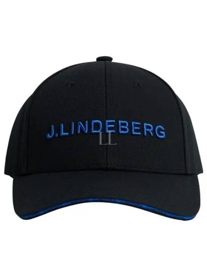 Hennric Embroidered Logo Ball Cap Black - J.LINDEBERG - BALAAN 2