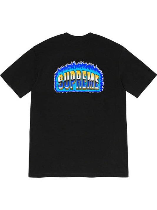 Chrome T shirt Black Supreme Tee - SUPREME - BALAAN 2