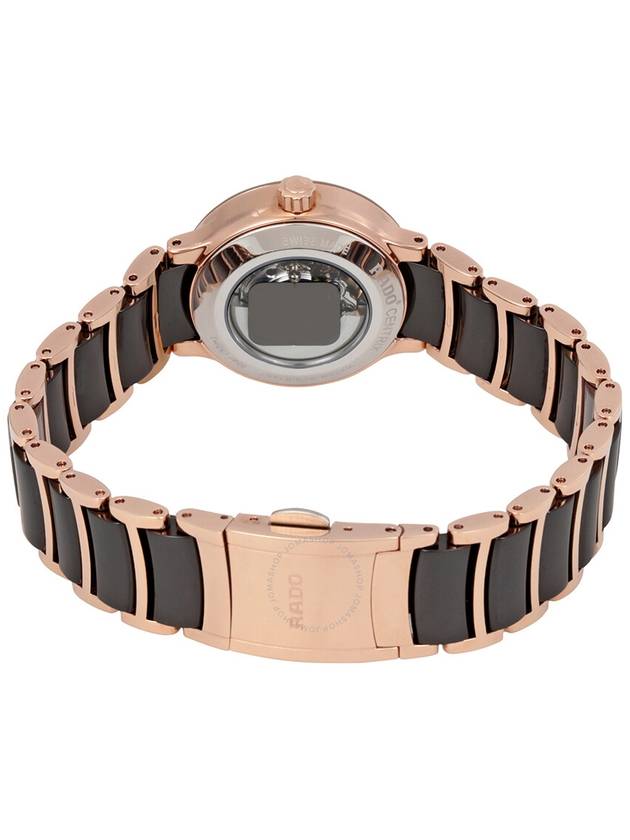 Rado Centrix S Automatic Brown Diamond Dial Ladies Watch R30183722 - RADO - BALAAN 3