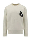 Atlee Logo Knit Top Light Grey - ISABEL MARANT - BALAAN 2