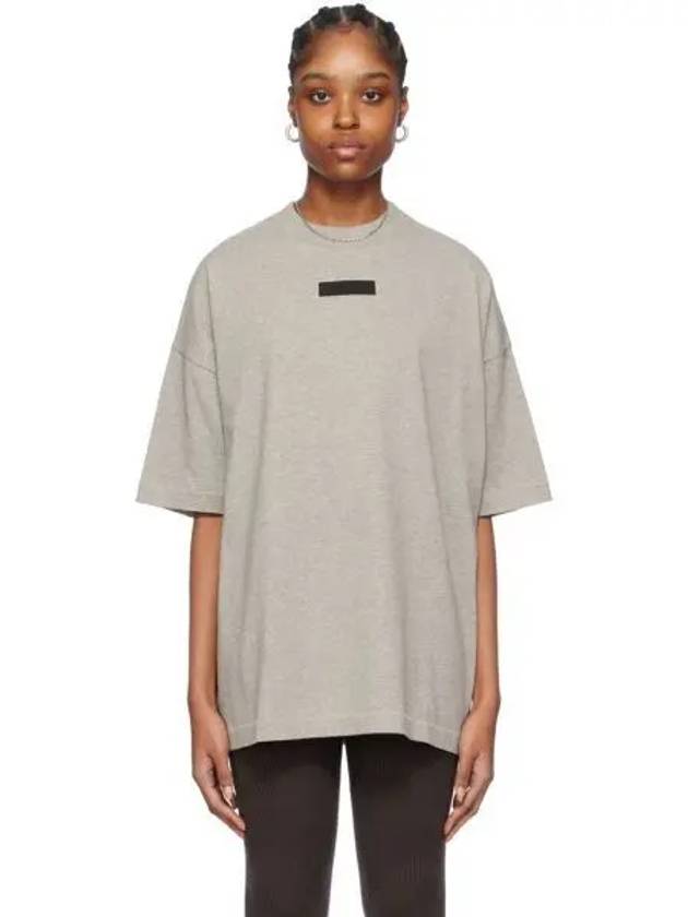 Gray crew neck t shirt 241161F110028 1149637 - FEAR OF GOD - BALAAN 1