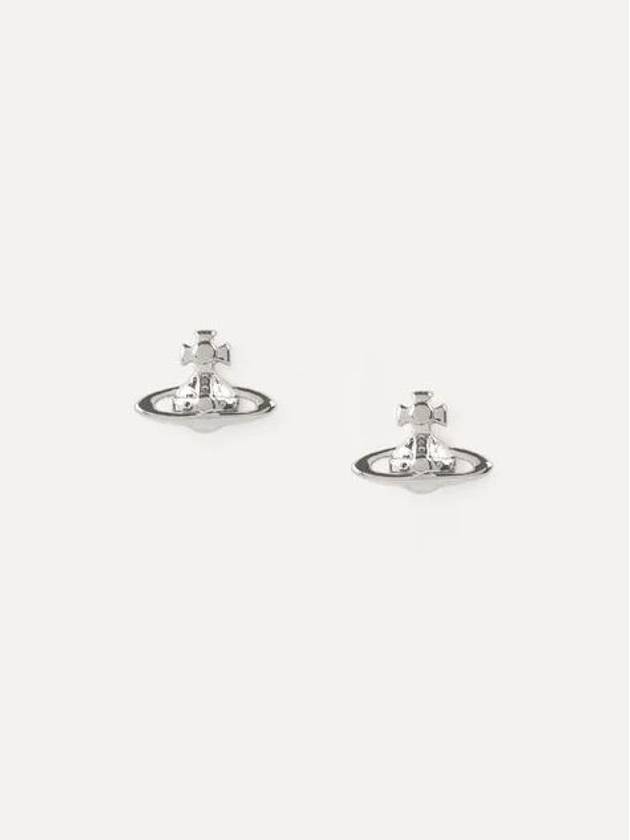 Lorelei Stud Earrings Silver - VIVIENNE WESTWOOD - BALAAN 3