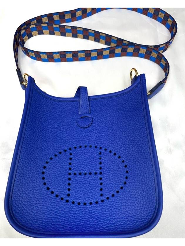 Evelyne 16 Cross Bag Blue Royal - HERMES - BALAAN 2