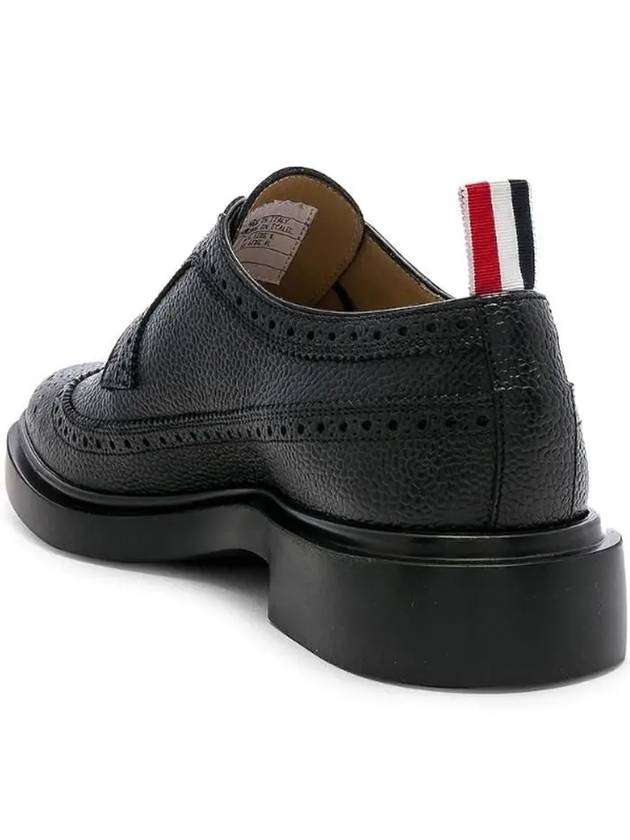 Men's Classic Long Wing Brogue Lace Up Brogue Shoes Black - THOM BROWNE - BALAAN 6