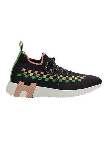 Flex Low Top Sneakers Noir - HERMES - BALAAN 1