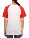 Women s Short Sleeve T Shirt BOOMER LIGHT SW WHITE RED W - WILD DONKEY - BALAAN 3