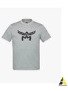 GB MCM GRAY cotton t shirt MHTESMM05 ET - MCM - BALAAN 2