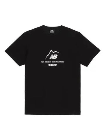 Kale Ice Short Sleeve T Shirt Black - NEW BALANCE - BALAAN 1