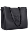 Cabas Anais Cuir Grain Calfskin Tote Bag Black - CELINE - BALAAN 3