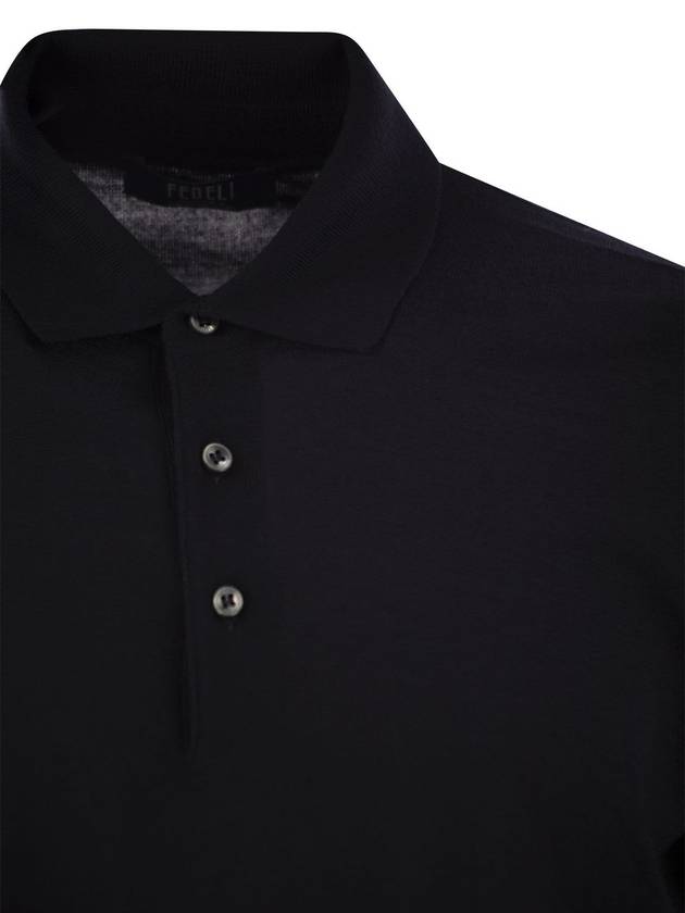 Virgin wool polo shirt - FEDELI - BALAAN 4