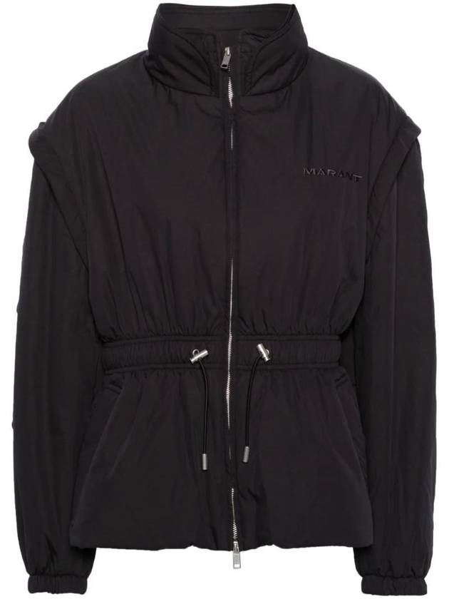 Dastyni Short Removable Sleeve Coat Black - ISABEL MARANT - BALAAN 1