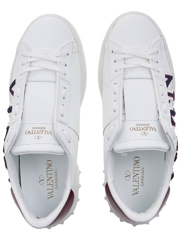 Open Stud Low Top Sneakers Brown - VALENTINO - BALAAN 7