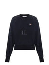 Tricolor Fox Patch Adjusted Sweatshirt Black - MAISON KITSUNE - BALAAN 2