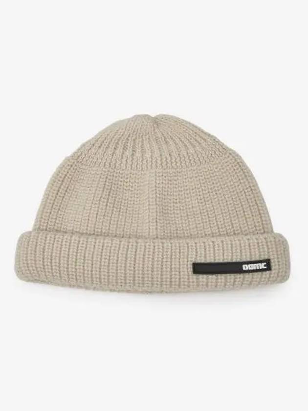 Peak Logo Patch Beanie Natural White 23A28OAK14FLTOA009108 - OAMC - BALAAN 1