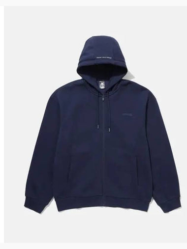 Essential Brushed Cotton Training Zip up Navy SP323UFT92 - DESCENTE - BALAAN 1