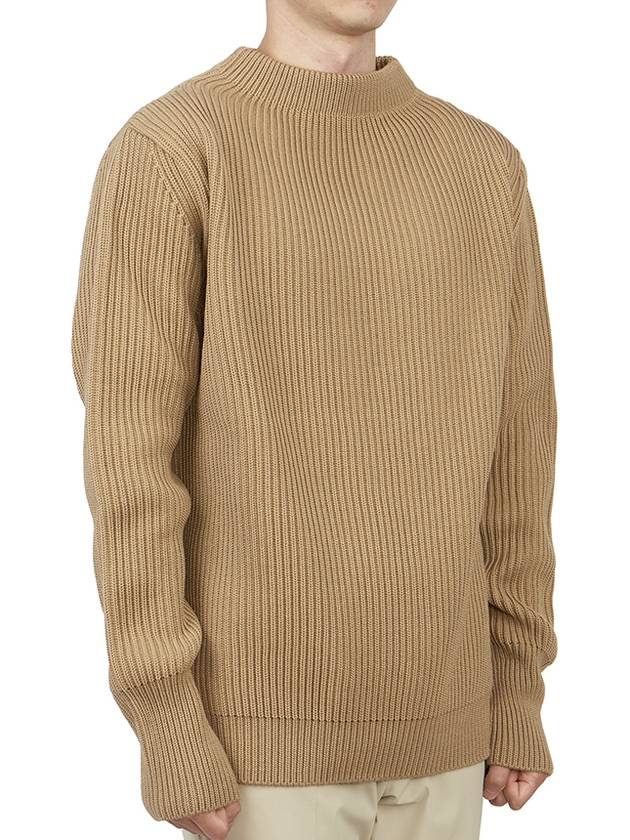 Sailor Crew Neck Knit Top Camel - ANDERSEN-ANDERSEN - BALAAN 4