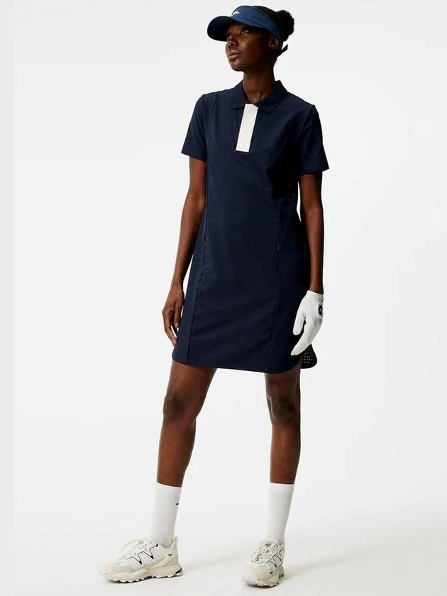 SS Women s Golf Denise Dress Navy - J.LINDEBERG - BALAAN 3