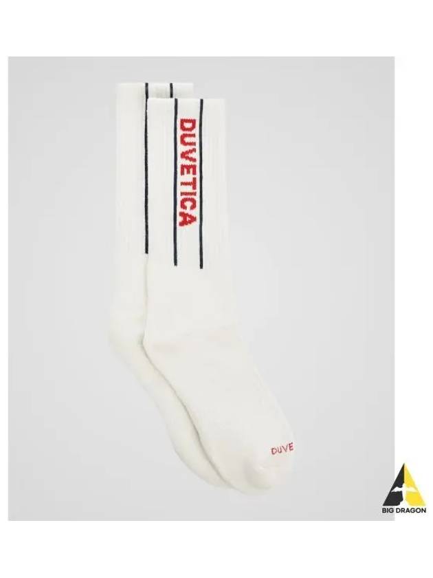 E Tree H Ivory Unisex Socks - DUVETICA - BALAAN 1