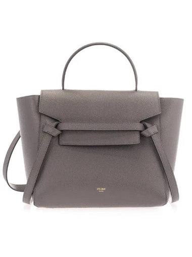 Micro Belt Tote Bag Grey - CELINE - BALAAN 1