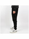 Elasticated Waist Wool Banding Jogger Track Pants Black - JIL SANDER - BALAAN 4