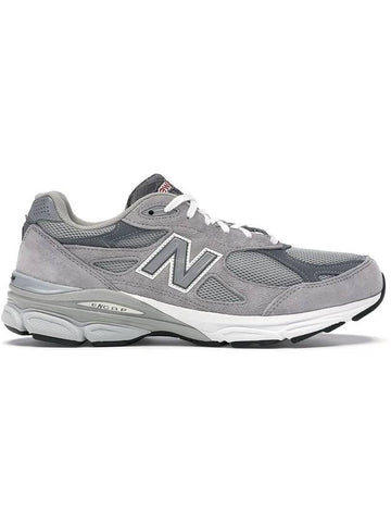 990 V3 Low Top Sneakers Grey - NEW BALANCE - BALAAN 1