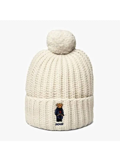 WC0522 105 bare cable knit pom beanie - POLO RALPH LAUREN - BALAAN 2