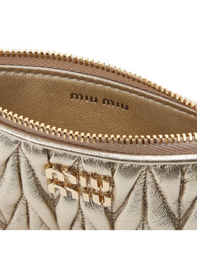 Matelasse Leather Card Wallet Pyrite - MIU MIU - BALAAN 10