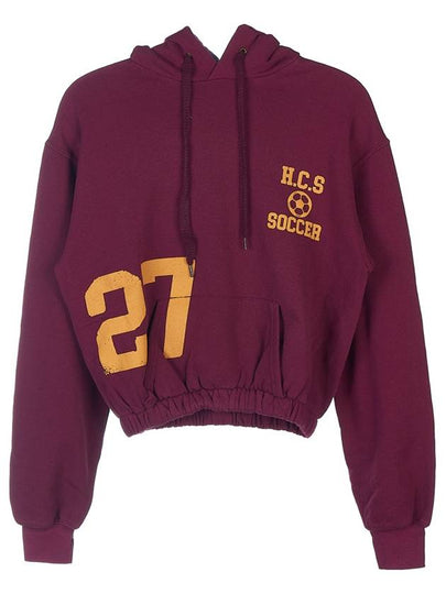 Wild Donkey Men's Soccer Hooded Sweatshirt FC SOCCER BURGUNDY - WILD DONKEY - BALAAN 2