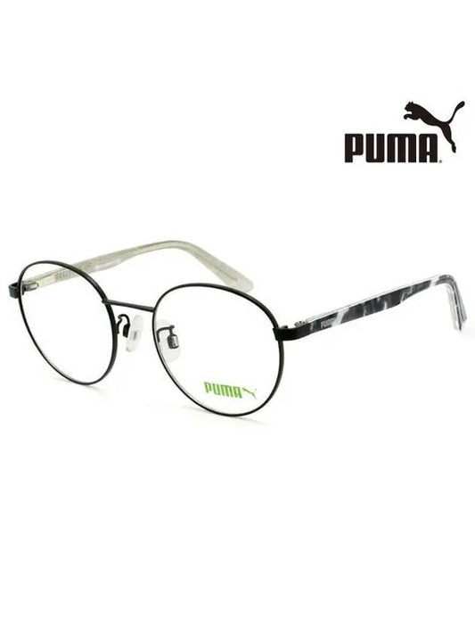 Glasses Frame PJ0015O 001 Round Metal Men Women Glasses - PUMA - BALAAN 1