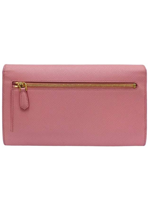 Women s 1MH311 Pink Saffiano Leather Clutch - PRADA - BALAAN 3