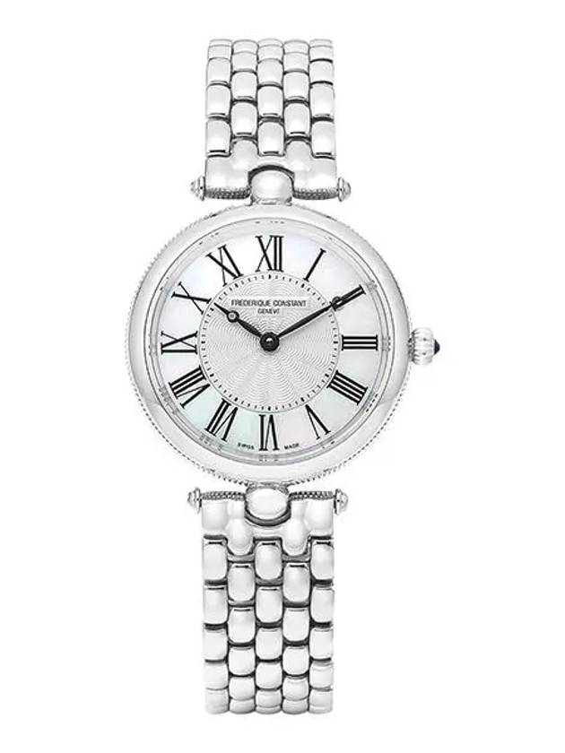 Classic Art Deco Round Metal Watch Sliver - FREDERIQUE CONSTANT - BALAAN 6