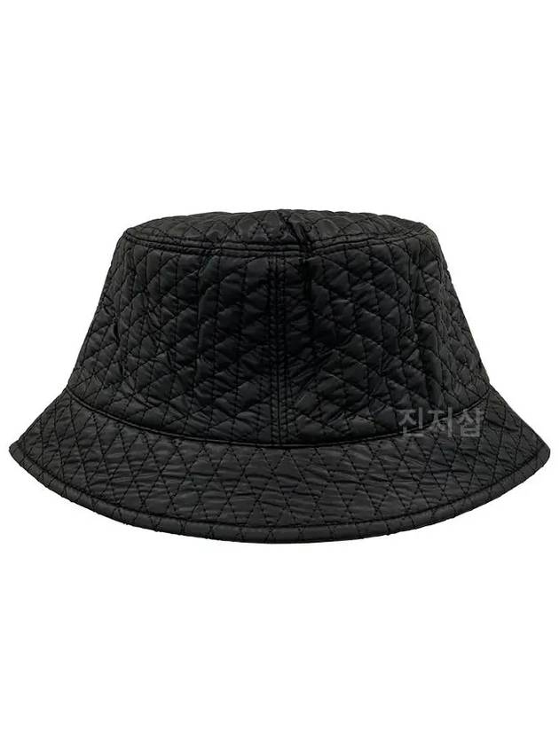 Quilted Nylon Bucket Hat Black - MONCLER - BALAAN 3