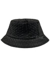 Quilted Nylon Bucket Hat Black - MONCLER - BALAAN 3