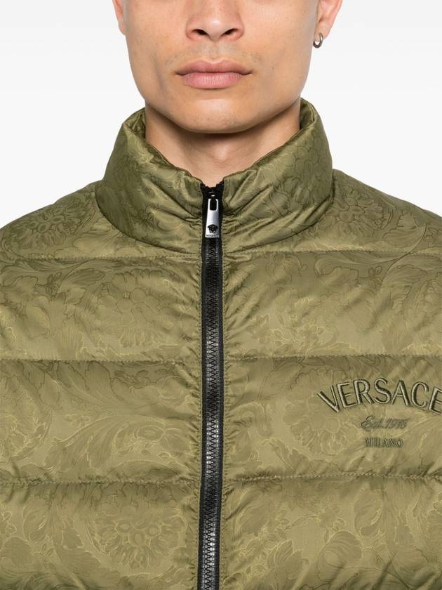 Barocco Print Padding Green - VERSACE - BALAAN 5