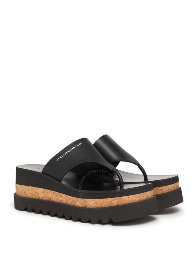 Stella Mccartney Sneak Elyse Logo Print Platform Sandals Brand Size 36 US Size 6 - STELLA MCCARTNEY - BALAAN 2