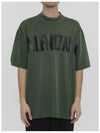 Tape Type Short Sleeve T-Shirt Green - BALENCIAGA - BALAAN 2