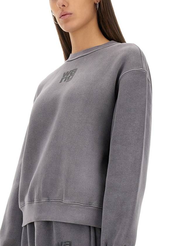 SWEATSHIRT WITH LOGO - ALEXANDER WANG - BALAAN 4