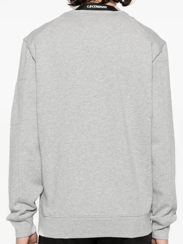 Diagonal Raised Fleece Sweatshirt Grey - CP COMPANY - BALAAN 5