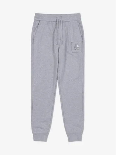 Logo Drawstring Track Pants Grey - MOOSE KNUCKLES - BALAAN 2