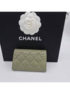 25C Classic Snap Clutch Card Wallet Khaki Green AP0214 - CHANEL - BALAAN 5