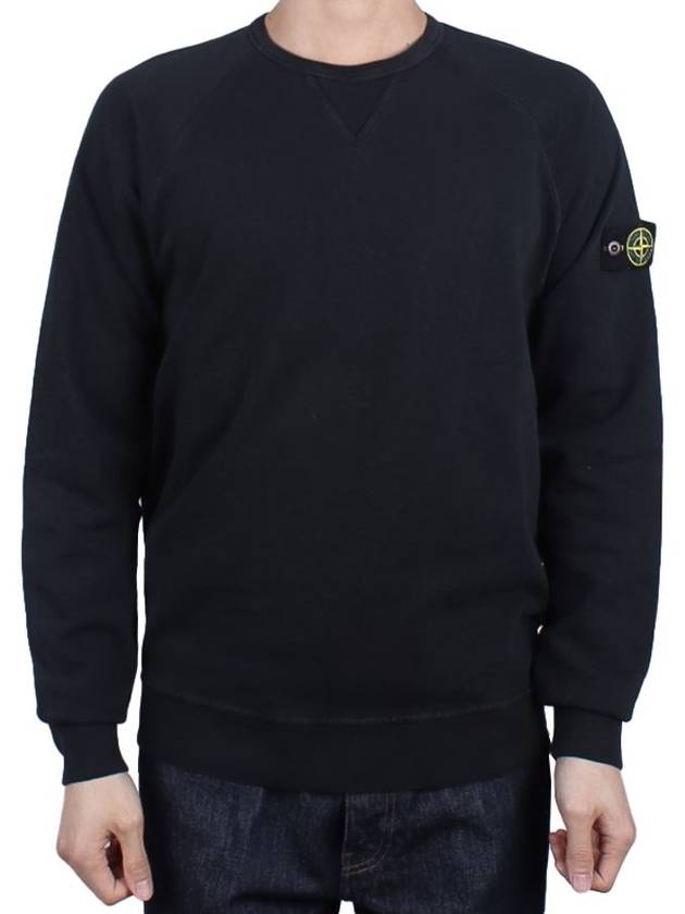 Wappen Patch Classic Sweatshirt Black - STONE ISLAND - BALAAN 1